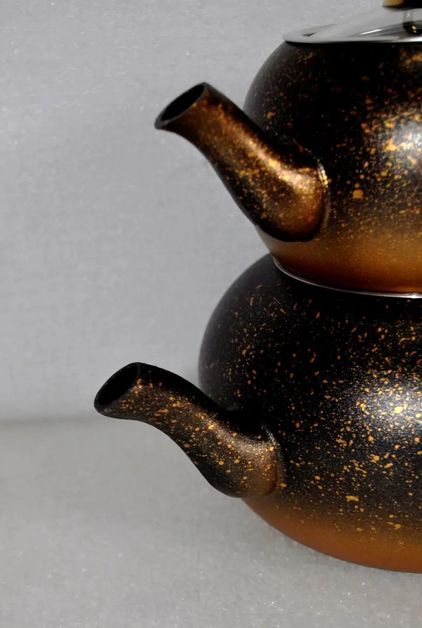 Чайник двухъярусный OMS Collection 8210-M 1/2 л Gold (88389) - фото 4