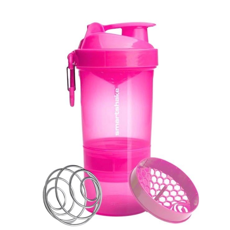 Шейкер спортивный SmartShake 2GO 600 мл Neon Pink (A-012493)