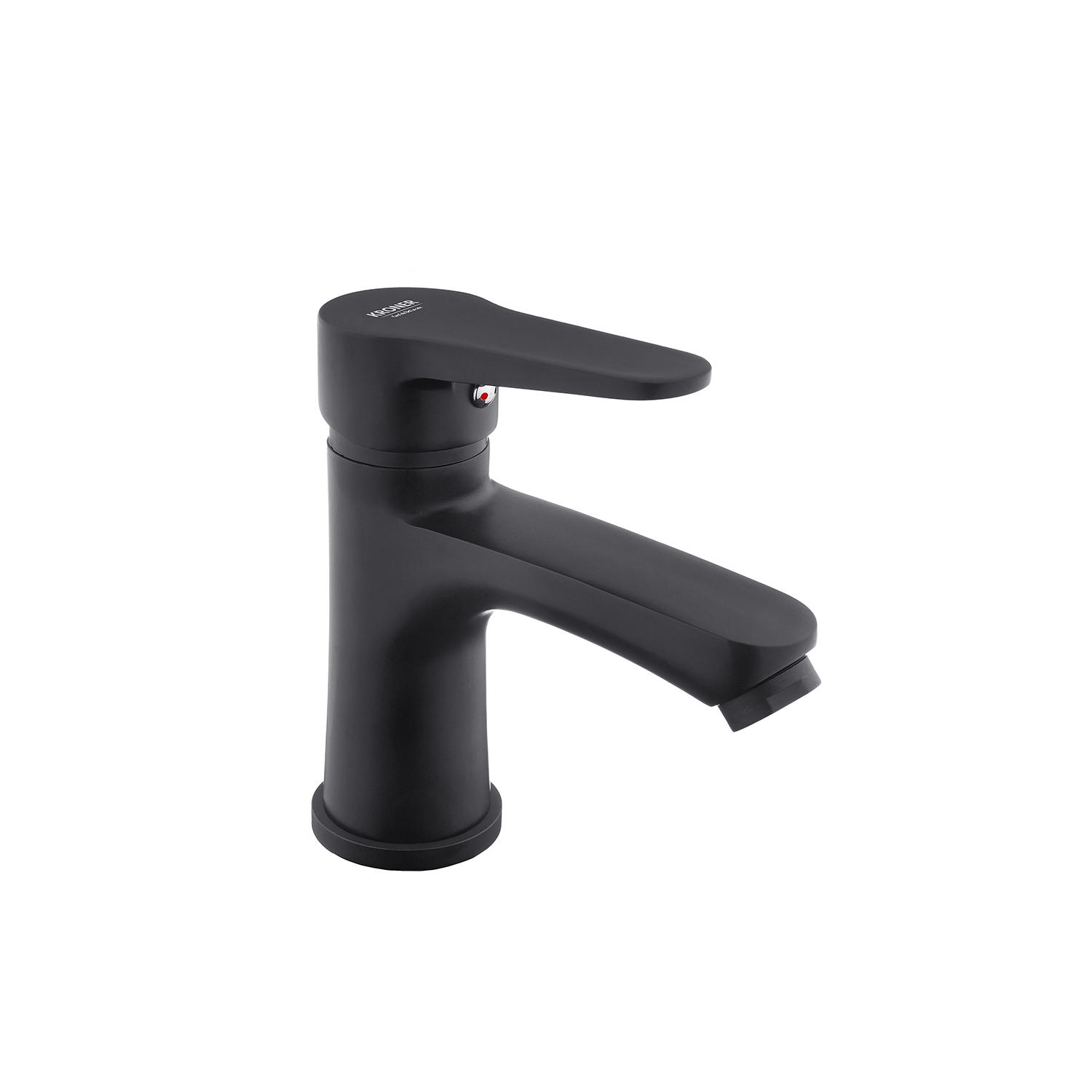 Смеситель для умывальника KRONER Elbe-SCH010 CV023768 однорычажный Черный (136641)