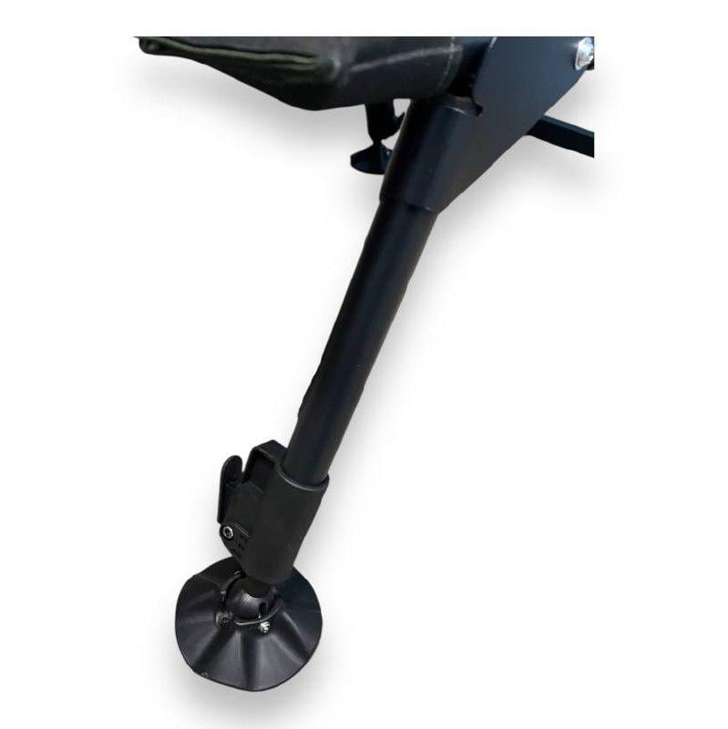 Стілець рибальський розкладний Модель-1 з підлокітниками та регульованими ніжками (8354-1) - фото 4