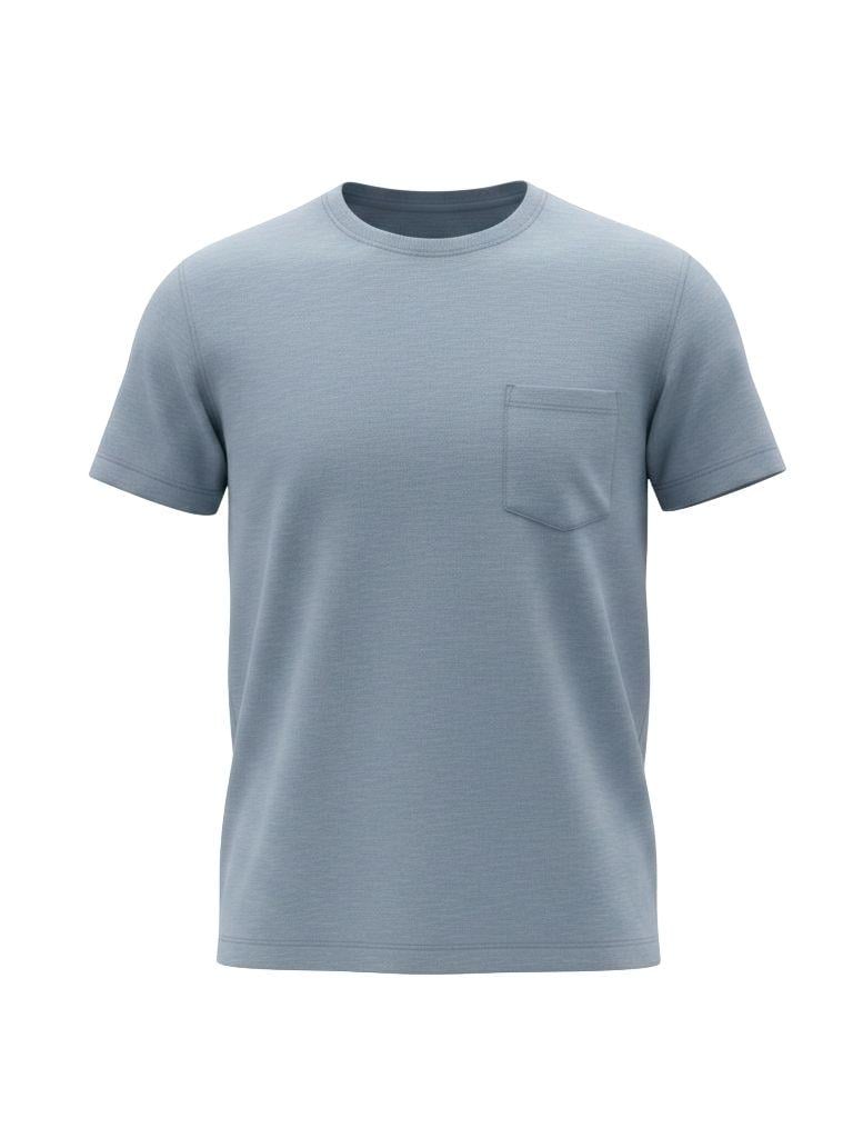 Футболка мужская MC2 Saint Barth XL Голубой (PRE0001-33dusty)