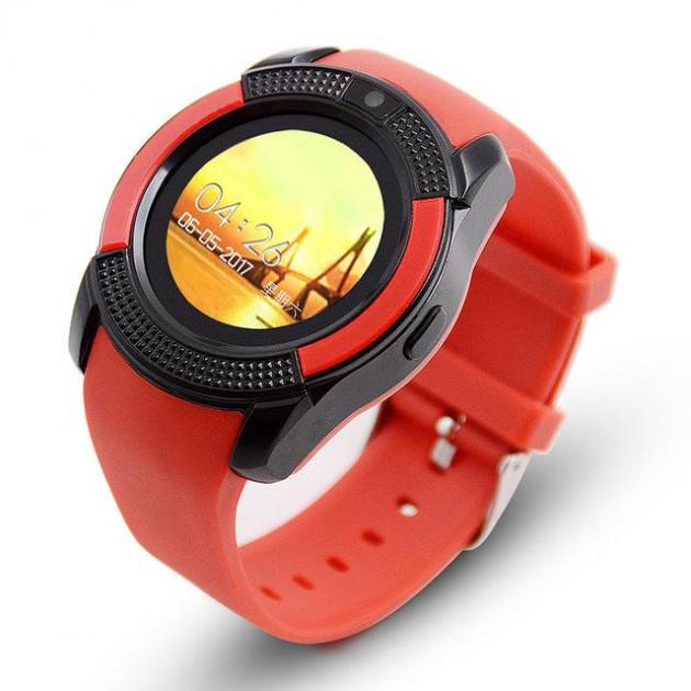 Часы-телефон Smart Watch V8 Red