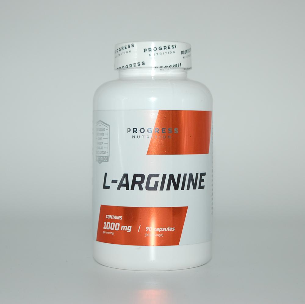 ᐉ Л-Аргинин Progress Nutrition 90 кап. (PRG-39016)