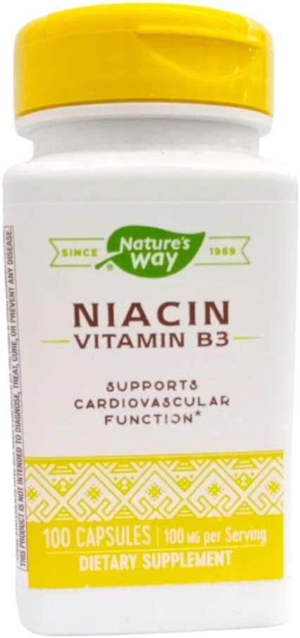 Ніацин Nature's Way Niacin Vitamin B3 100 mg 100 капсул