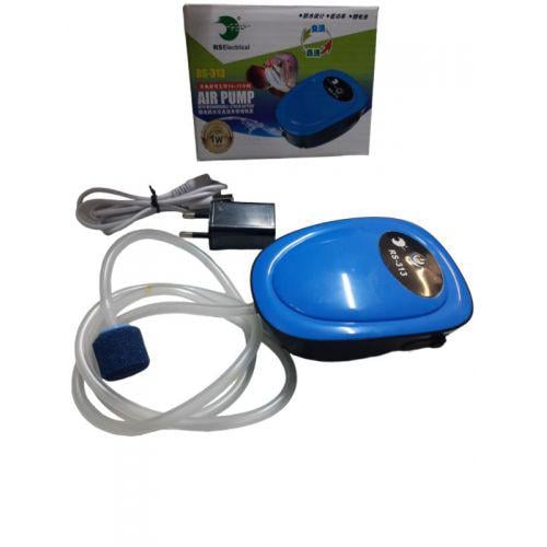 Компрессор RS-Electrical аккумуляторный для аквариума 15-200 л 72 л/ч (RS-313 USB)