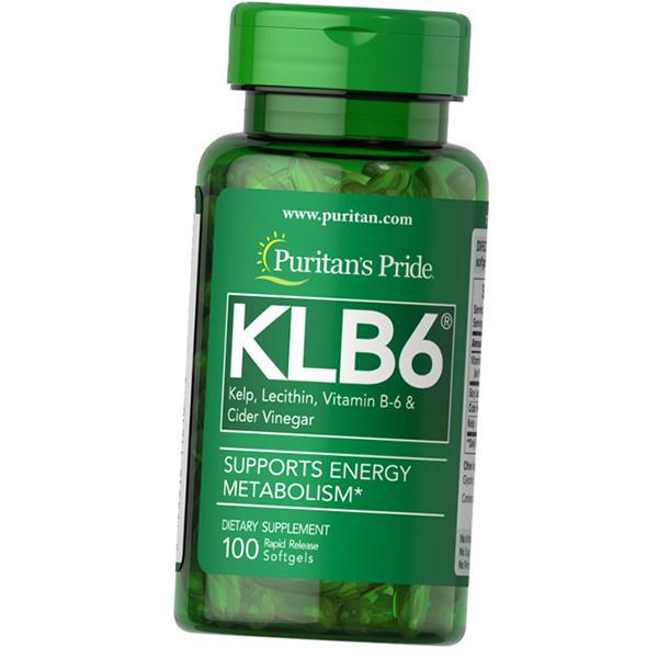 Витамины KLB6 Kelp Complex для поддержки энергетического обмена и щитовидной железы 100 гел. капс. (72367057)