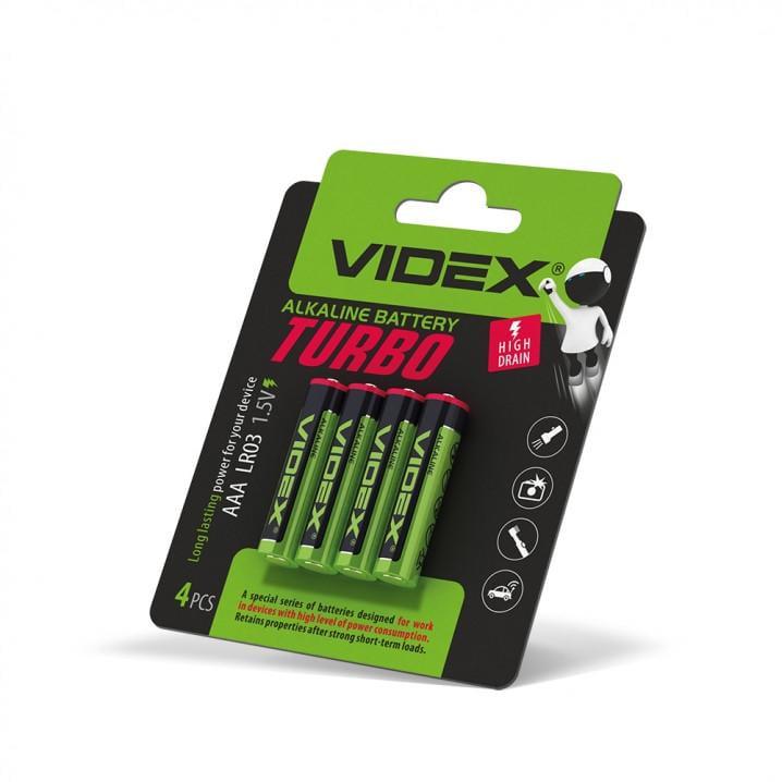 Батарейки щелочные Videx LR03/AAA Turbo 4 шт. (1653715702) Батарейки щелочные Videx LR03/AAA Turbo 4 шт. (1653715702)
