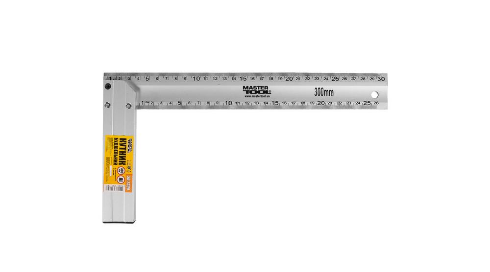 Угольник строительный MasterTool AL-AL 300 мм (30-2300) - фото 2