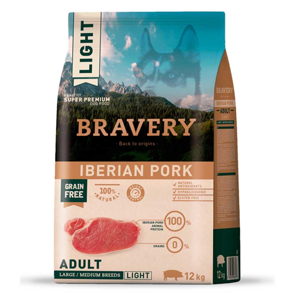 Корм для собак сухой Bravery Iberian Pork Large Medium с иберийской свининой 12 кг