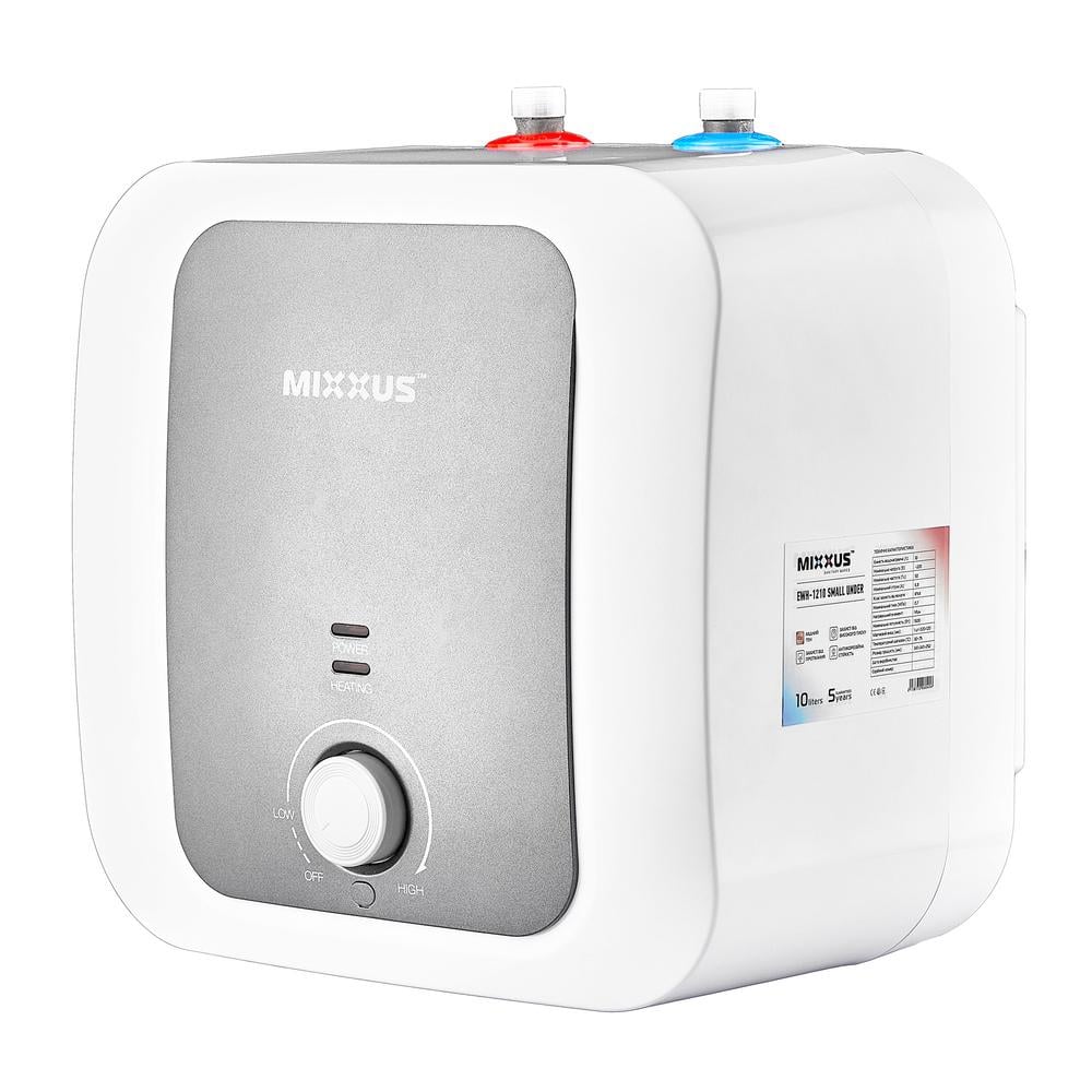 Бойлер MIXXUS EWH-1215 SMALL UNDER Під мийку накопичувальний мокрий тен 1,5kW 15 л (WH0605)