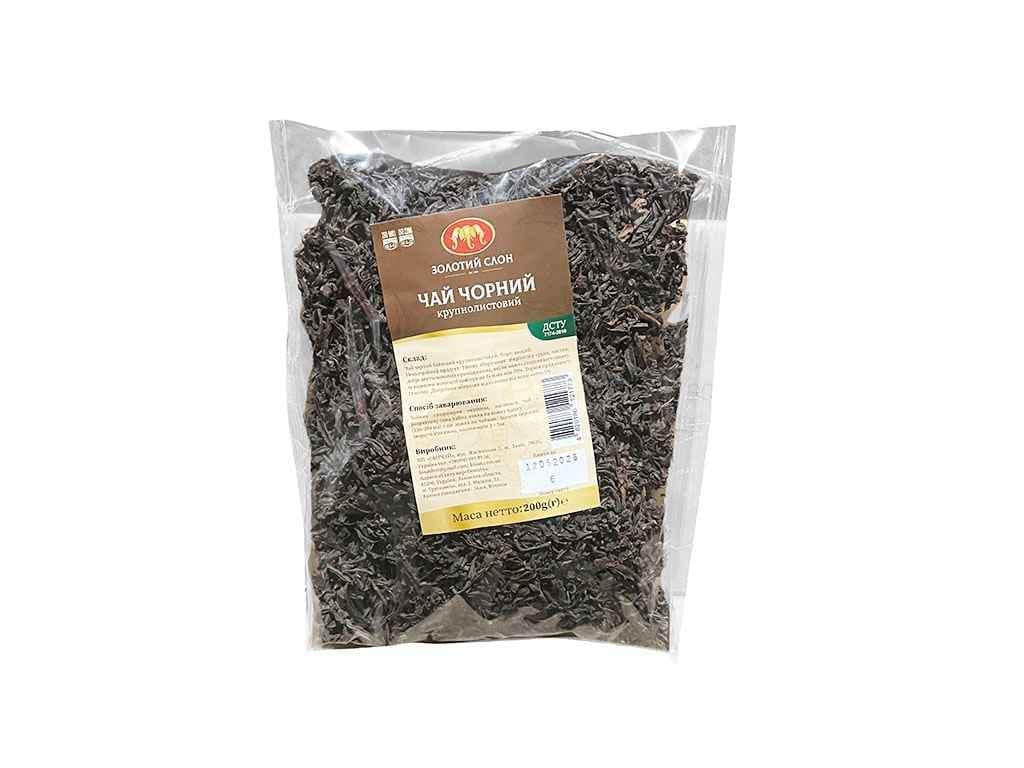 Чай фасованный черный Золотой Слон крупнолистовой 200 г (963367)