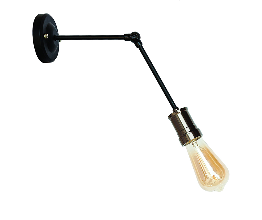 Бра Levistella Lofty с патроном AMP20 Черный хром (1963530781)