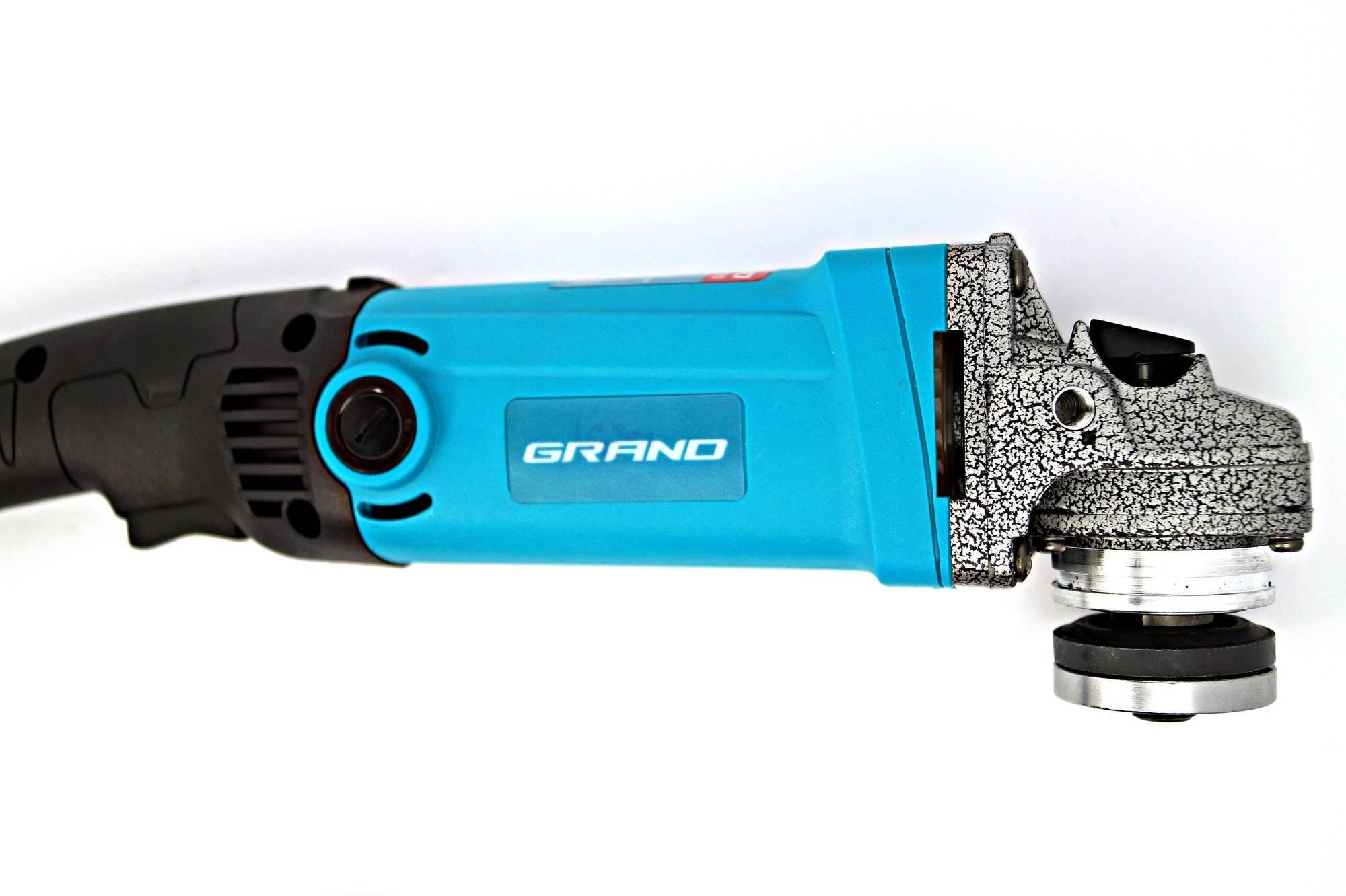 Угловая шлифовальная машина Grand МШУ 125-1300 - фото 5 Угловая шлифовальная машина Grand МШУ 125-1300 - фото 5