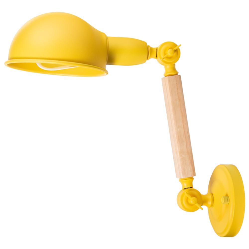 Настенный светильник Nordies с выключателем и вилкой Yellow (WL-0002138 M/Yellow в/в)