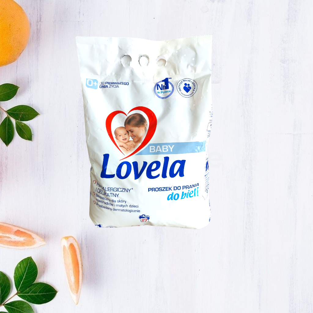 Пральний порошок дитячий Lovela для білого 2,7 кг