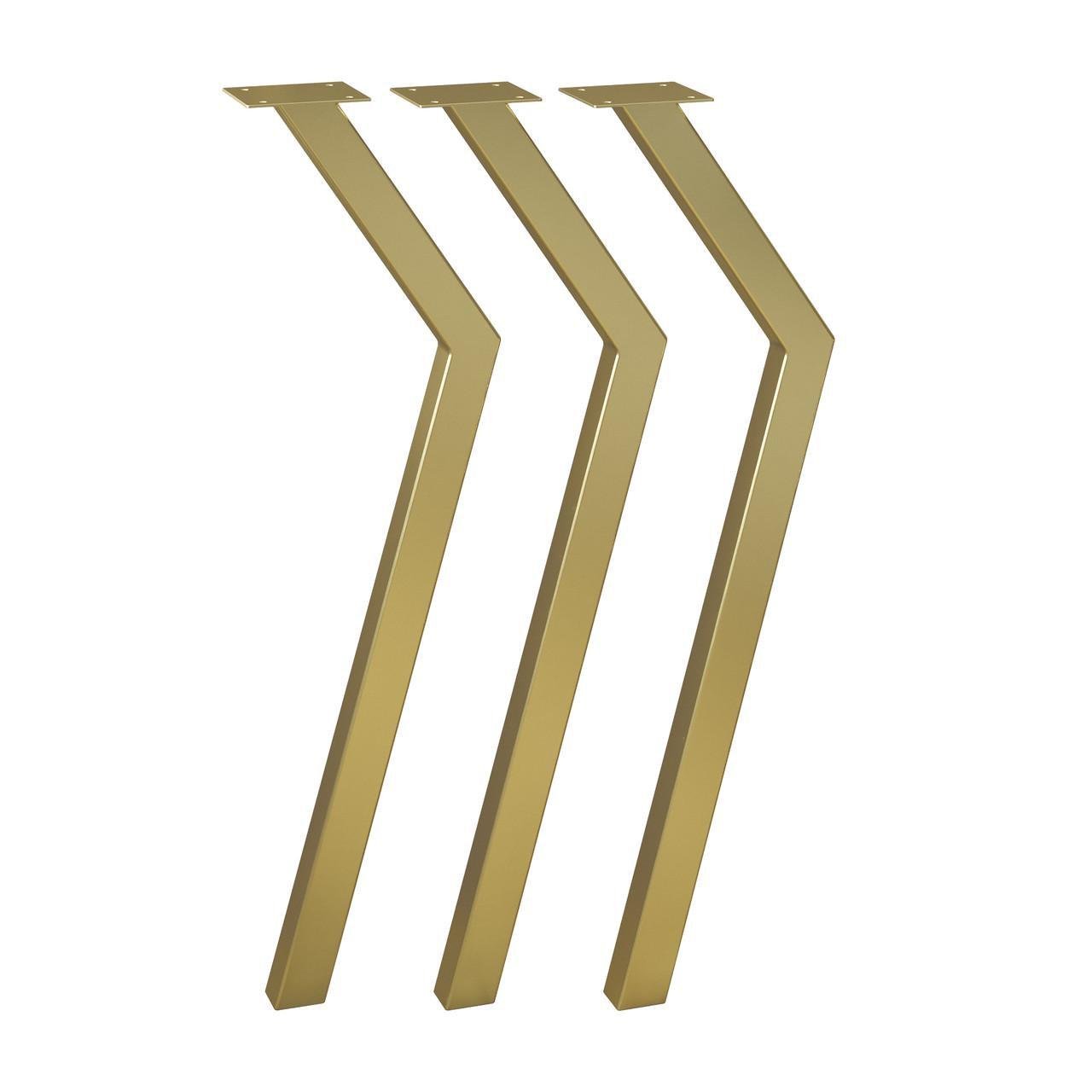 Комплект ножек для стола из металла Scandi 730 мм 3 шт. Золотой (1117) - фото 6 Комплект ножек для стола из металла Scandi 730 мм 3 шт. Золотой (1117) - фото 6