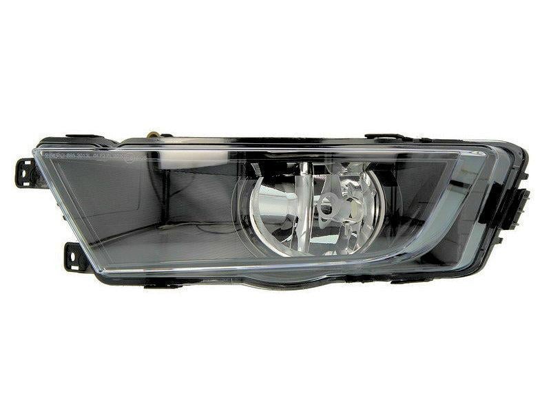 Фара противотуманная Skoda Octavia A7 2012- левая сторона Черный (665-2013L-UE2)