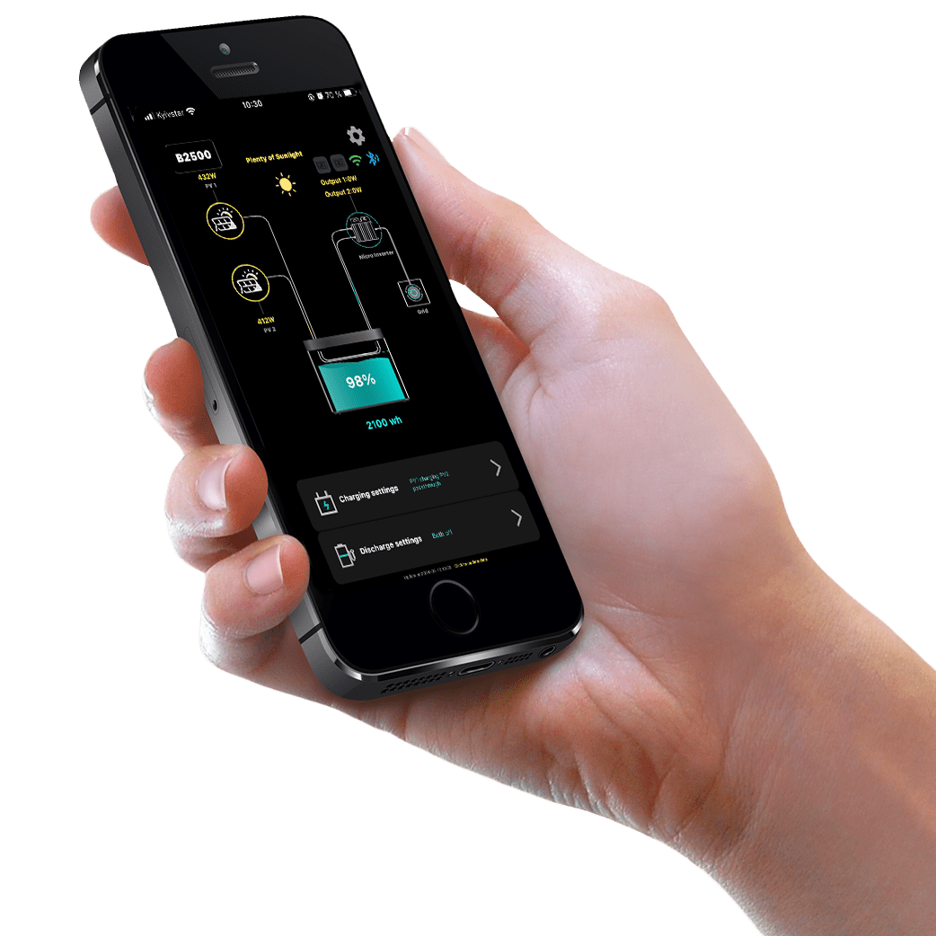 Акумулятор Konner&Sohnen KS 2240BSB для сонячної балконної системи 6000 циклів 2240 Вт/год 50 Ач/44,8 В (000185402) - фото 9 Акумулятор Konner&Sohnen KS 2240BSB для сонячної балконної системи 6000 циклів 2240 Вт/год 50 Ач/44,8 В (000185402) - фото 9