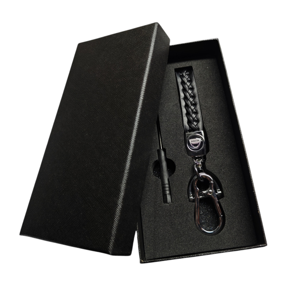 Брелок кожаный Dacia с карабином (2392953249)