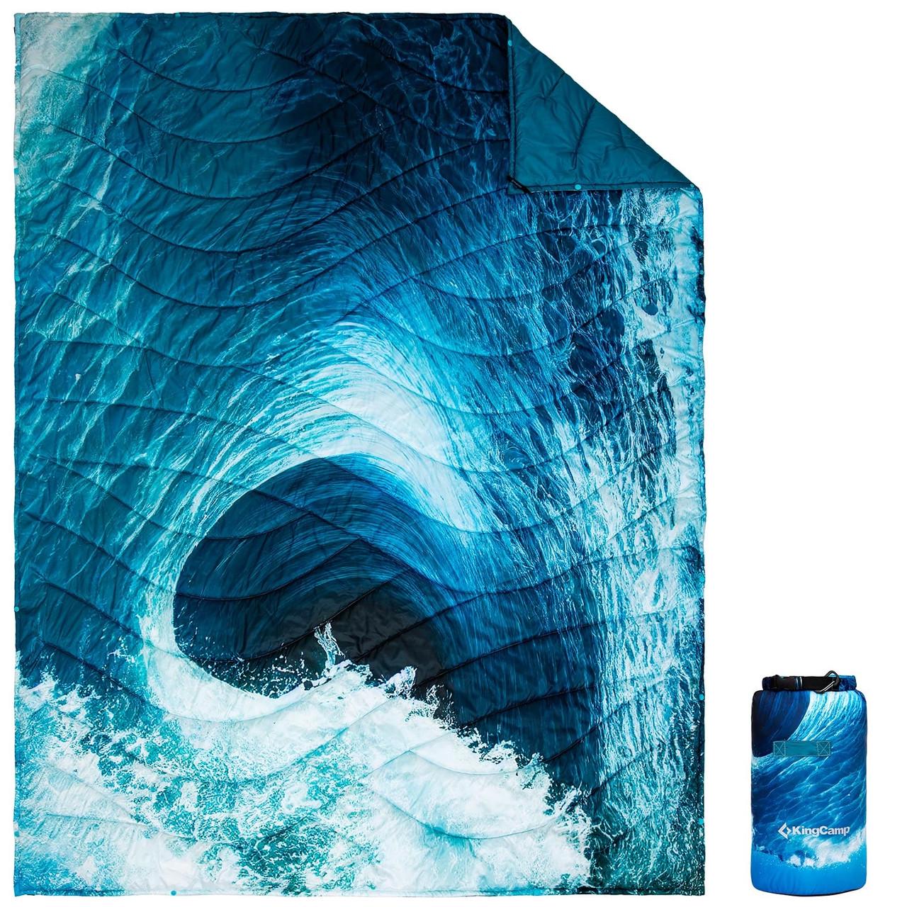 Ковдра туристична KingCamp Smart 150 XL KS2436 Sea wave (KS2436_SEAWAVE)