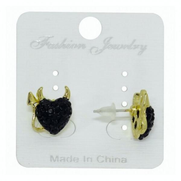 Декор на Хэллоуин Seta Серьги Чертовка (16-411)