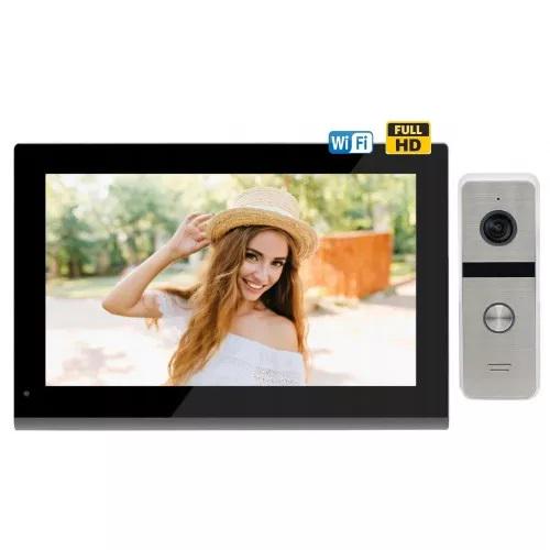 Комплект домофона CoVi Security TAB-10 FHD Wi-Fi + Iron FHD Black/Silver (30477) - фото 2