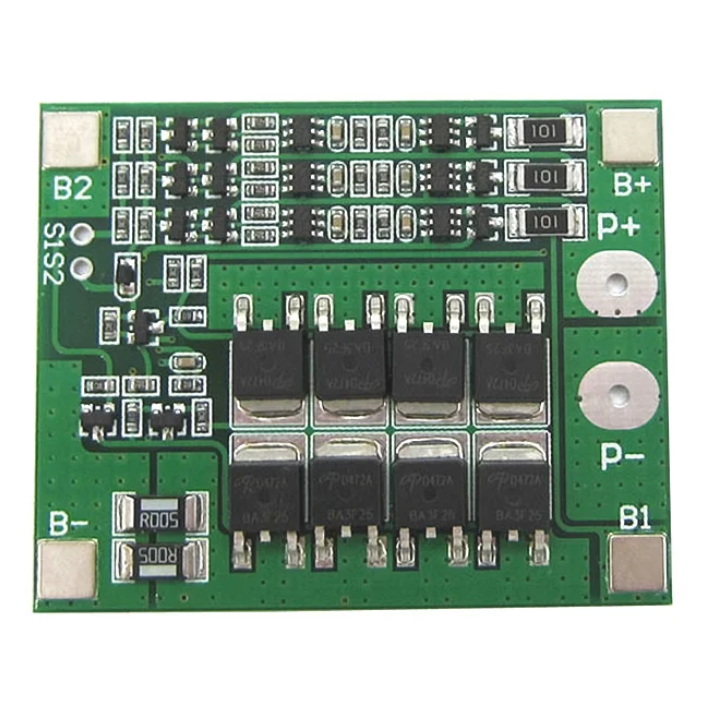 Контроллер заряда BMS 3S 25A с балансировкой 12,6 V Li-Ion 18650 (1326465591)