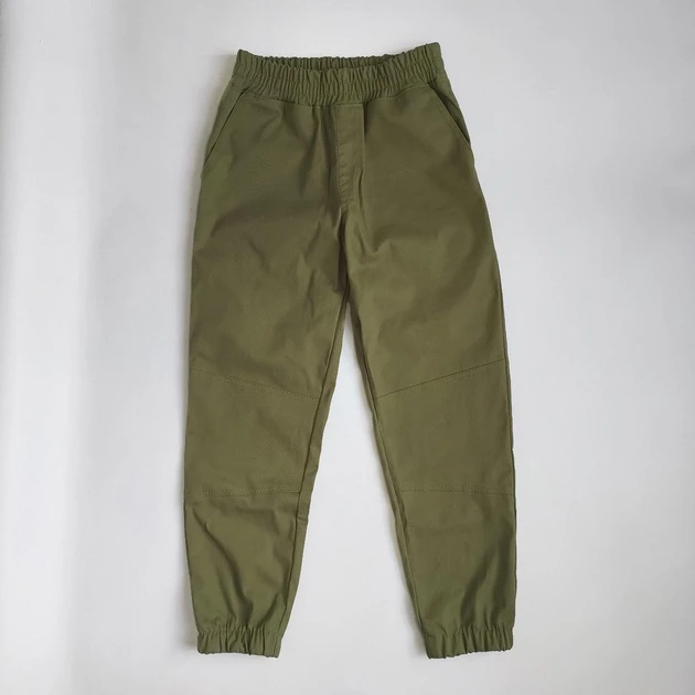 Джогеры для мальчика коттон 140 см Оливковый Джогеры для мальчика коттон 140 см Оливковый