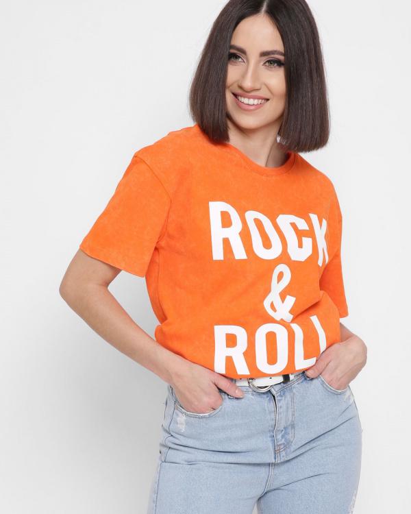 Футболка Carica -6580-17 М Оранжевый (2000002401643)