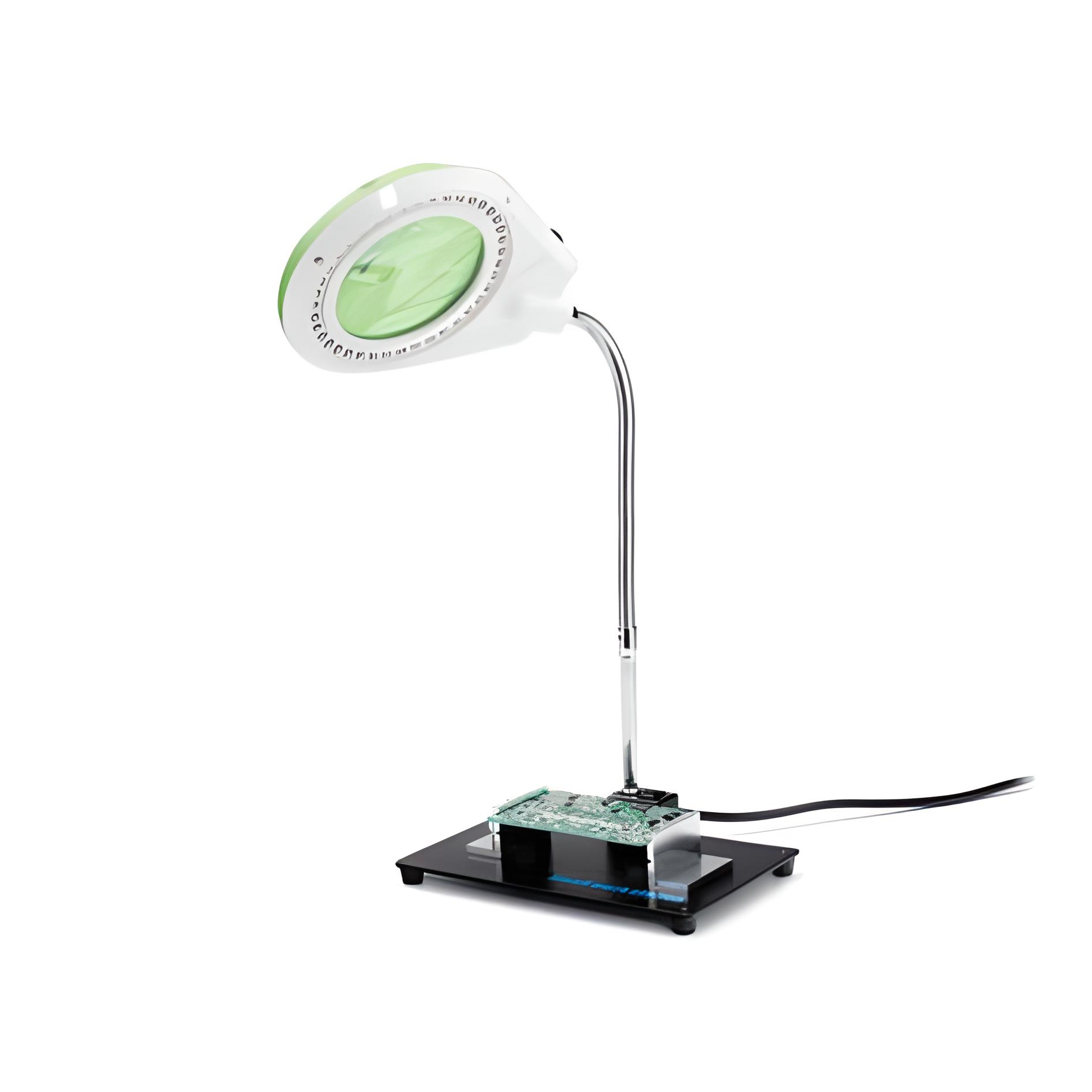 Лупа-лампа настольная YIHUA-628A2 с держателем плат (10966549)