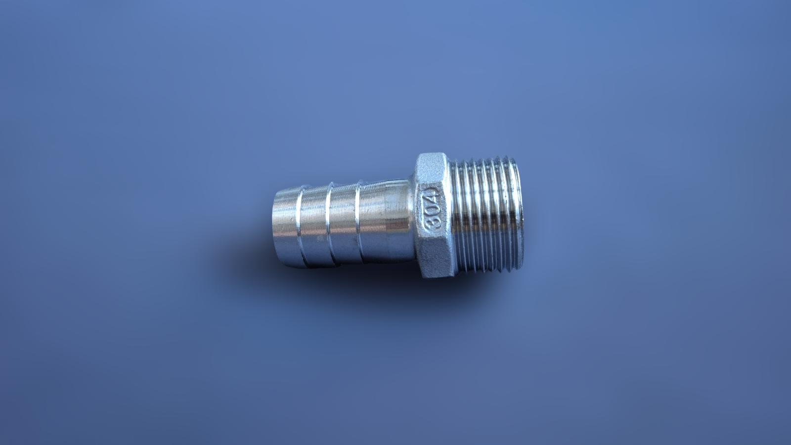 Штуцер шланговый резьбовой DN25 AISI304 BSPP елка н/ж сталь ЗР 25 мм 1" (29203186) - фото 9 Штуцер шланговый резьбовой DN25 AISI304 BSPP елка н/ж сталь ЗР 25 мм 1" (29203186) - фото 9