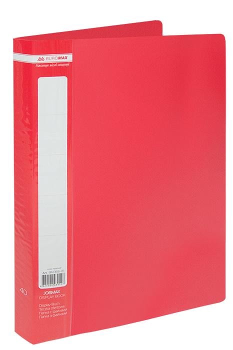 Папка Buromax 40 файлами А4 полипропилен Красный (BM.3616-05) Папка Buromax 40 файлами А4 полипропилен Красный (BM.3616-05)