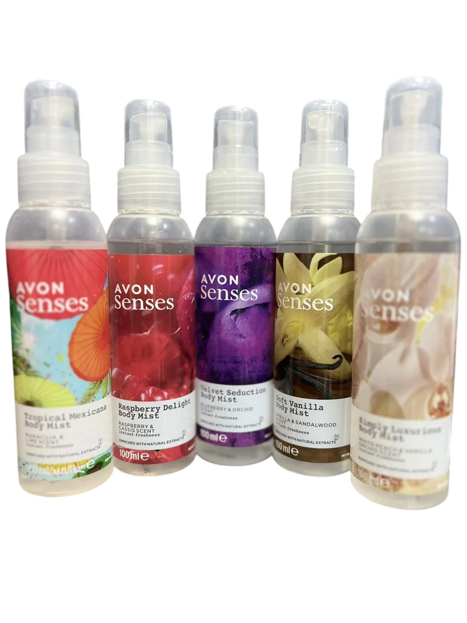 Набір спреїв Avon для тіла Senses 5 шт. (2471412559)