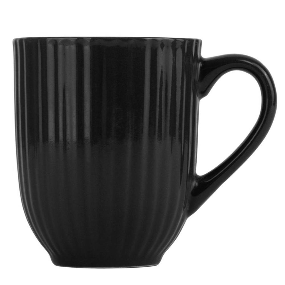 Набор кружок керамическых Elisey Мгновение вкуса 400 мл 4 шт. Черный (9009-001)