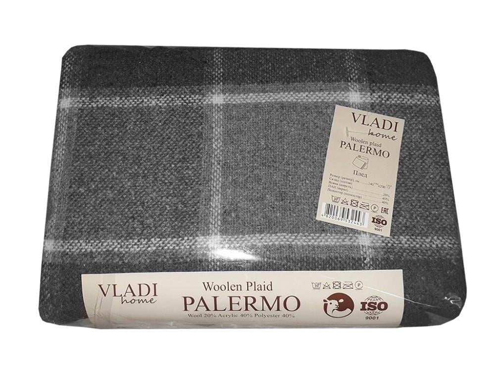 Плед шерстяной Vladi Палермо №7 Sofa 140х200 (2000025817)