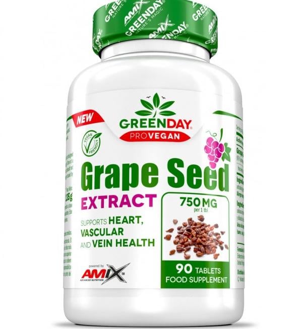 Экстракт виноградных косточек Amix Nutrition GreenDay ProVegan Grape Seed Extract 90 Tabs