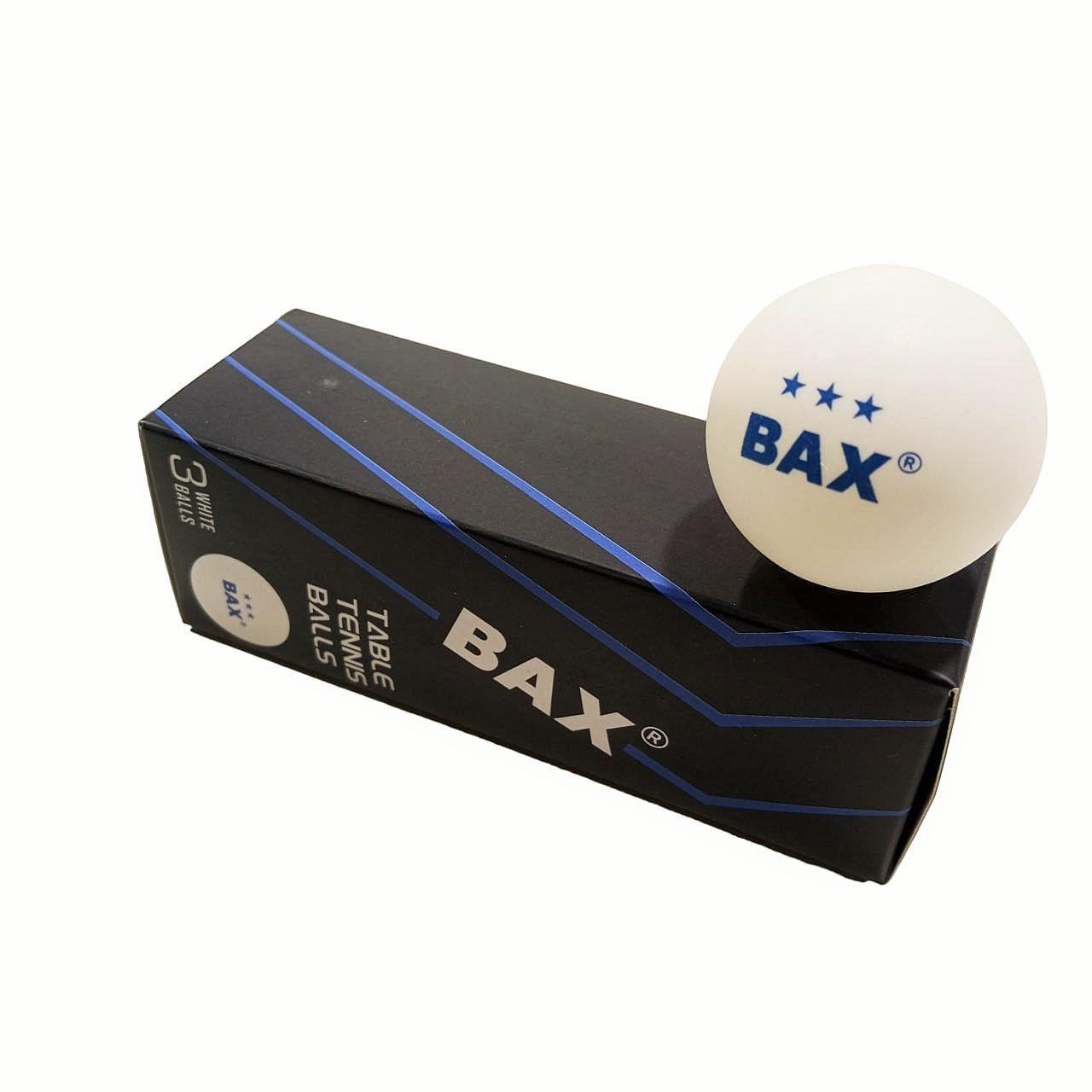 М'ячі для настільного тенісу Bax 3 3 шт. (14615867) - фото 1