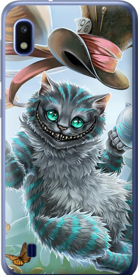 Чохол на Samsung Galaxy A10 2019 A105F Чеширський Кіт 2 (3993u-1671-42517) Чохол на Samsung Galaxy A10 2019 A105F Чеширський Кіт 2 (3993u-1671-42517)