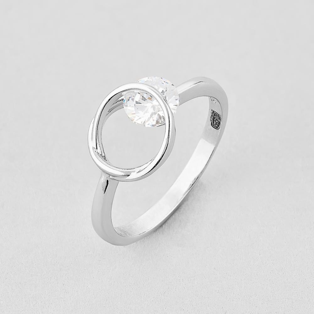 Серебряное кольцо Minimal Настоящая леди р. 17,5 (16596)