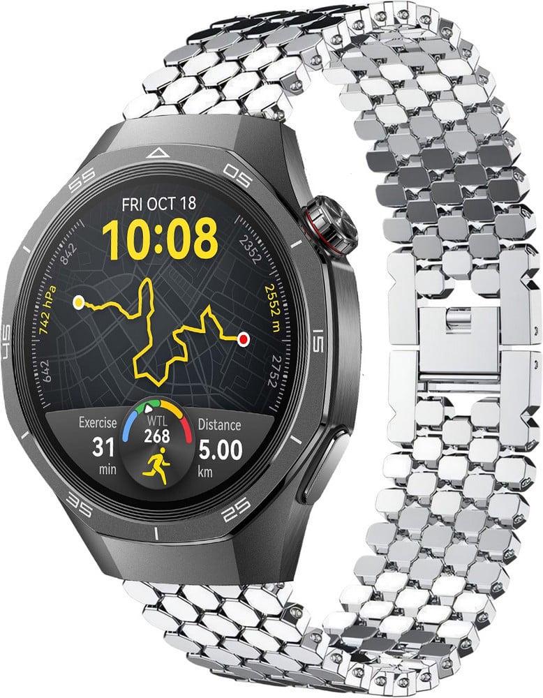 Браслет металлический Scaly для Huawei Watch GT 5/GT 5 Pro 46 мм Silver (38650-59)
