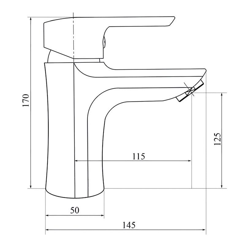 Смеситель для умывальника Britc HY101A - фото 3