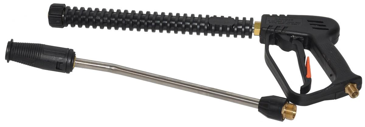 Пистолет с удлинителем веер автомойки высокого давления металл d резьбы 14 мм