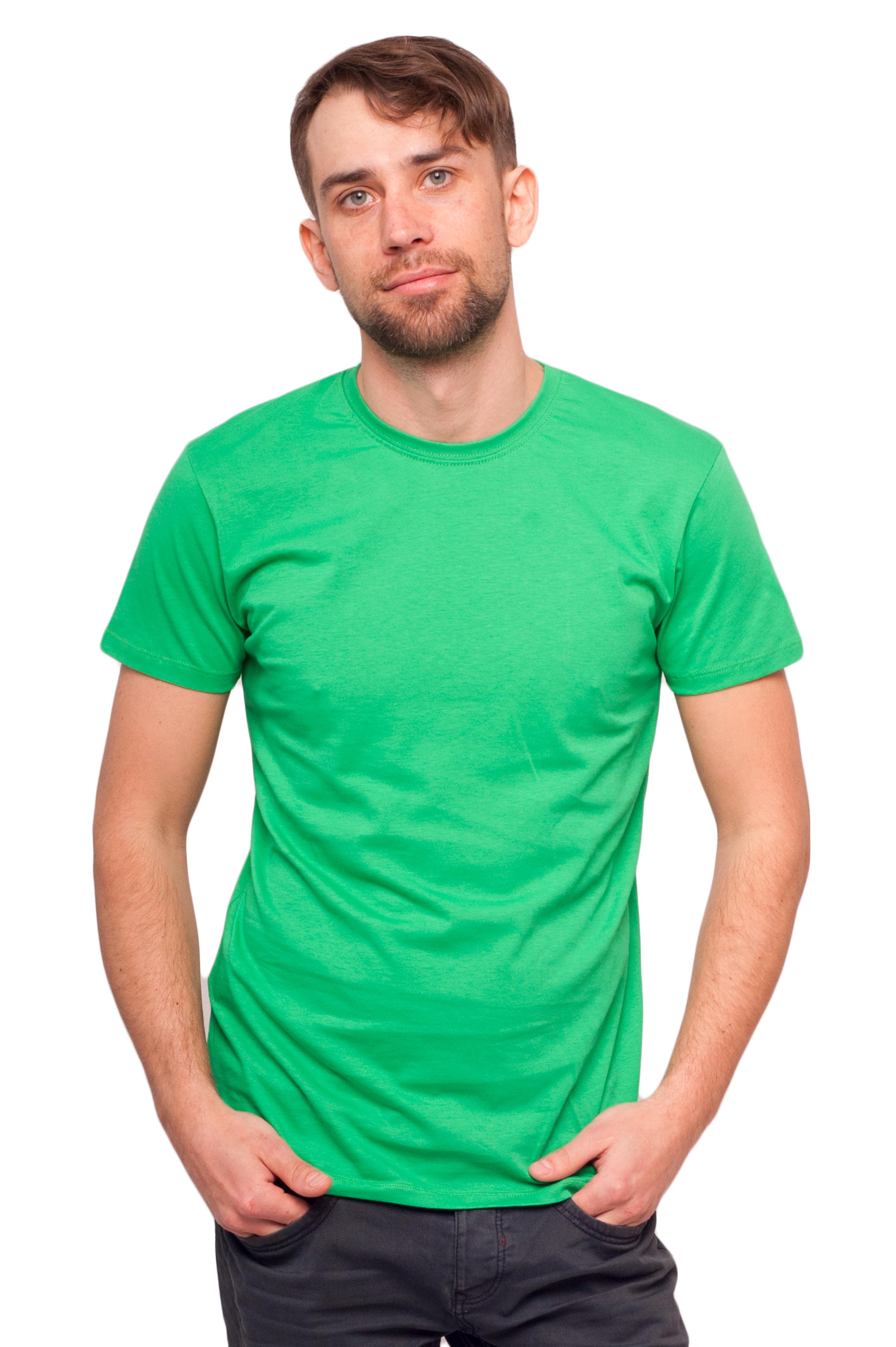 Футболка мужская Наталюкс M Зеленый (1213385553421)