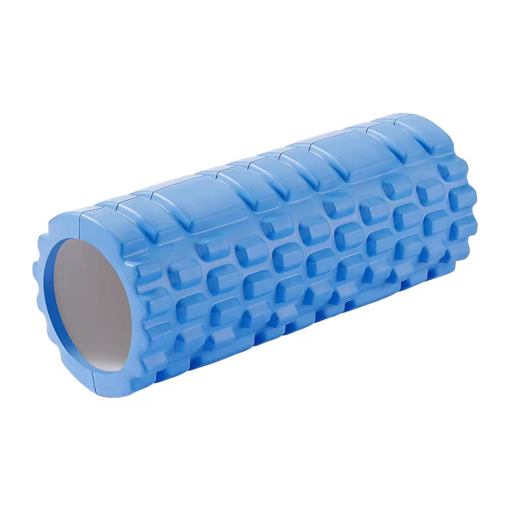 Ролик масажний для йоги Grid Roller 30х9 см Блакитний (802137)