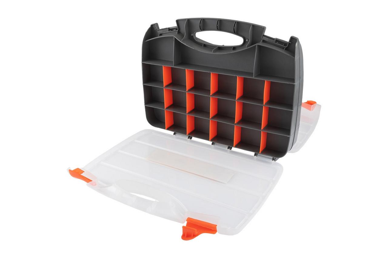 Органайзер двосторонній з ручкою 15" 380х290х80 мм 30 секцій - фото 4 Органайзер двосторонній з ручкою 15" 380х290х80 мм 30 секцій - фото 4