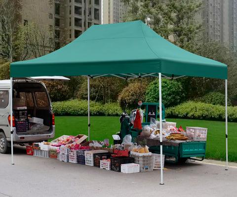 Шатер розсувний посилений каркас 3х4,5 м Зелений (98776) - фото 2