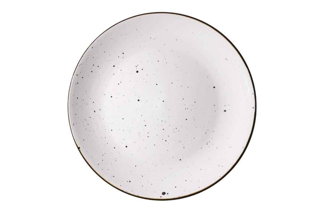 Тарілка обідня YIWU HP-19-34-2 керамічна 27 см Білий (HP-19-34-2)