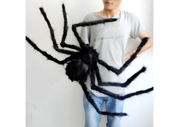 Павук іграшка великий тарантул 75 см Чорний - фото 2 Павук іграшка великий тарантул 75 см Чорний - фото 2