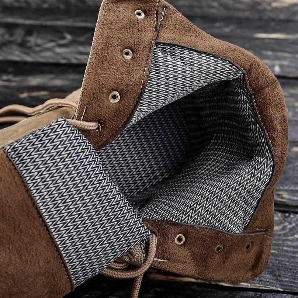 Берці унісекс Pamir Ukr-Tec 1209975 вологостійкі зі шкіри нубук р. 36 23,5 см Коричневий - фото 3 Берці унісекс Pamir Ukr-Tec 1209975 вологостійкі зі шкіри нубук р. 36 23,5 см Коричневий - фото 3