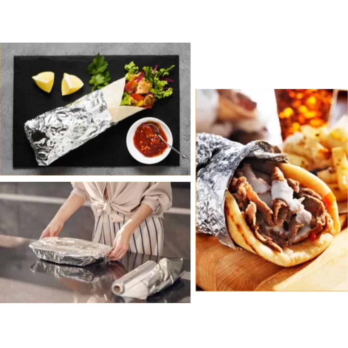 Фольга алюминиевая пищевая TOP PACK 44х150 м (TP2-111-1) - фото 10 Фольга алюминиевая пищевая TOP PACK 44х150 м (TP2-111-1) - фото 10